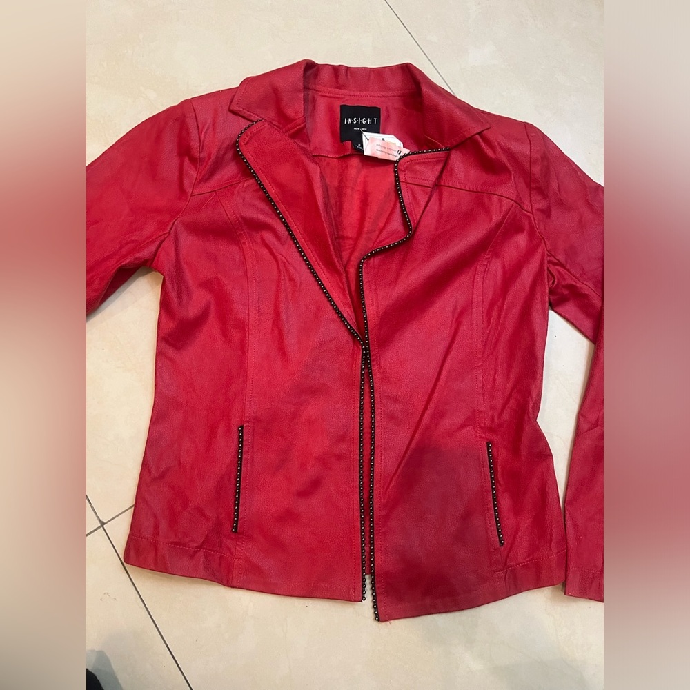 Insight New York red jacket womens size 6